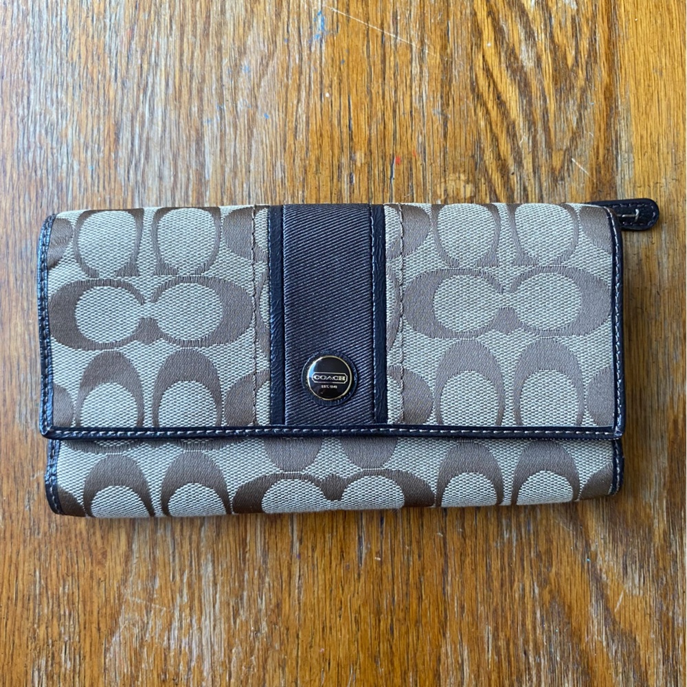 New Brown Coach Wallet